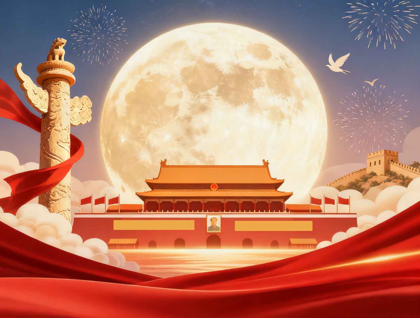 雙節海報